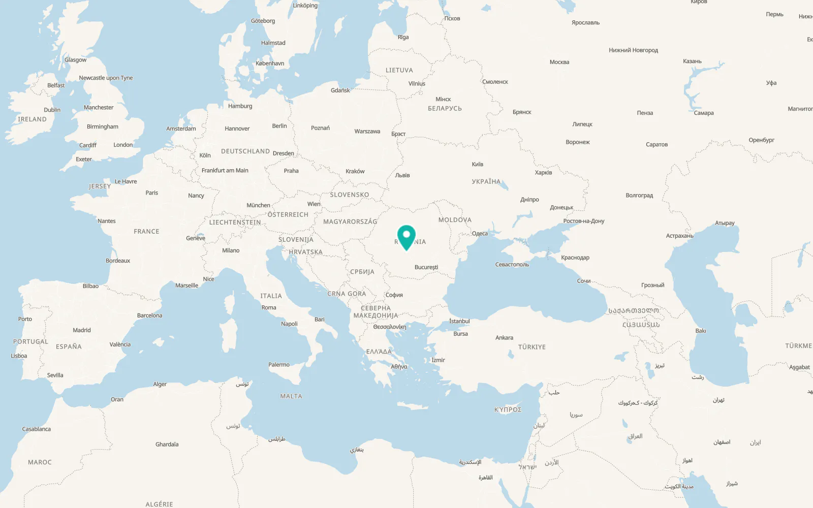Map of Sălătrucel