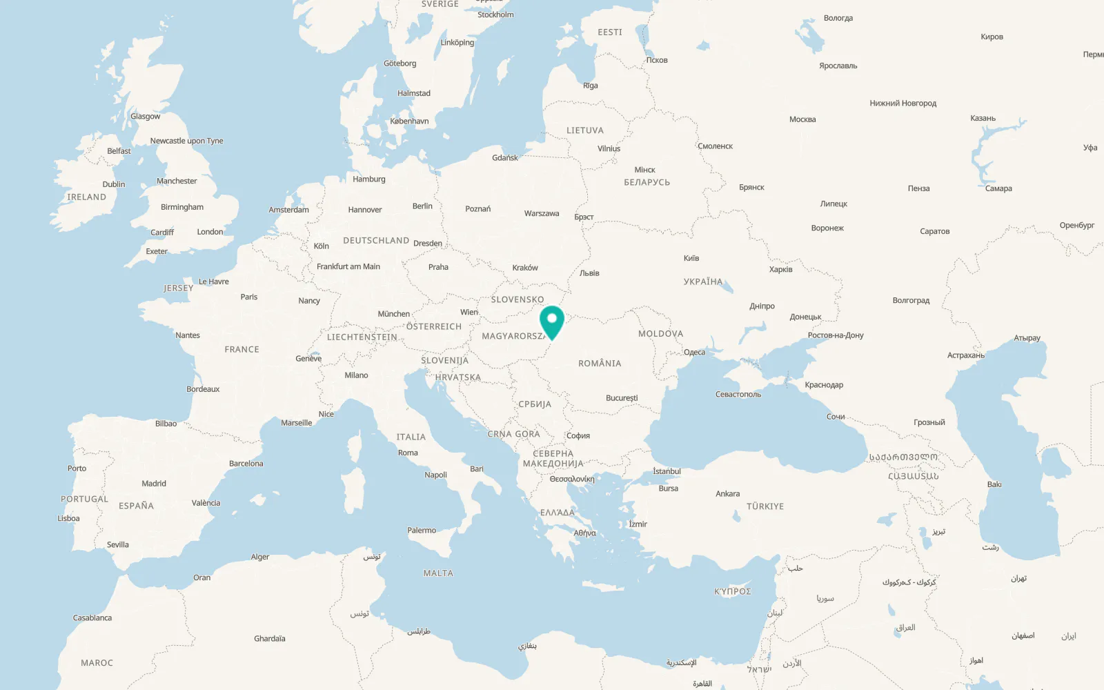 Map of Salonta