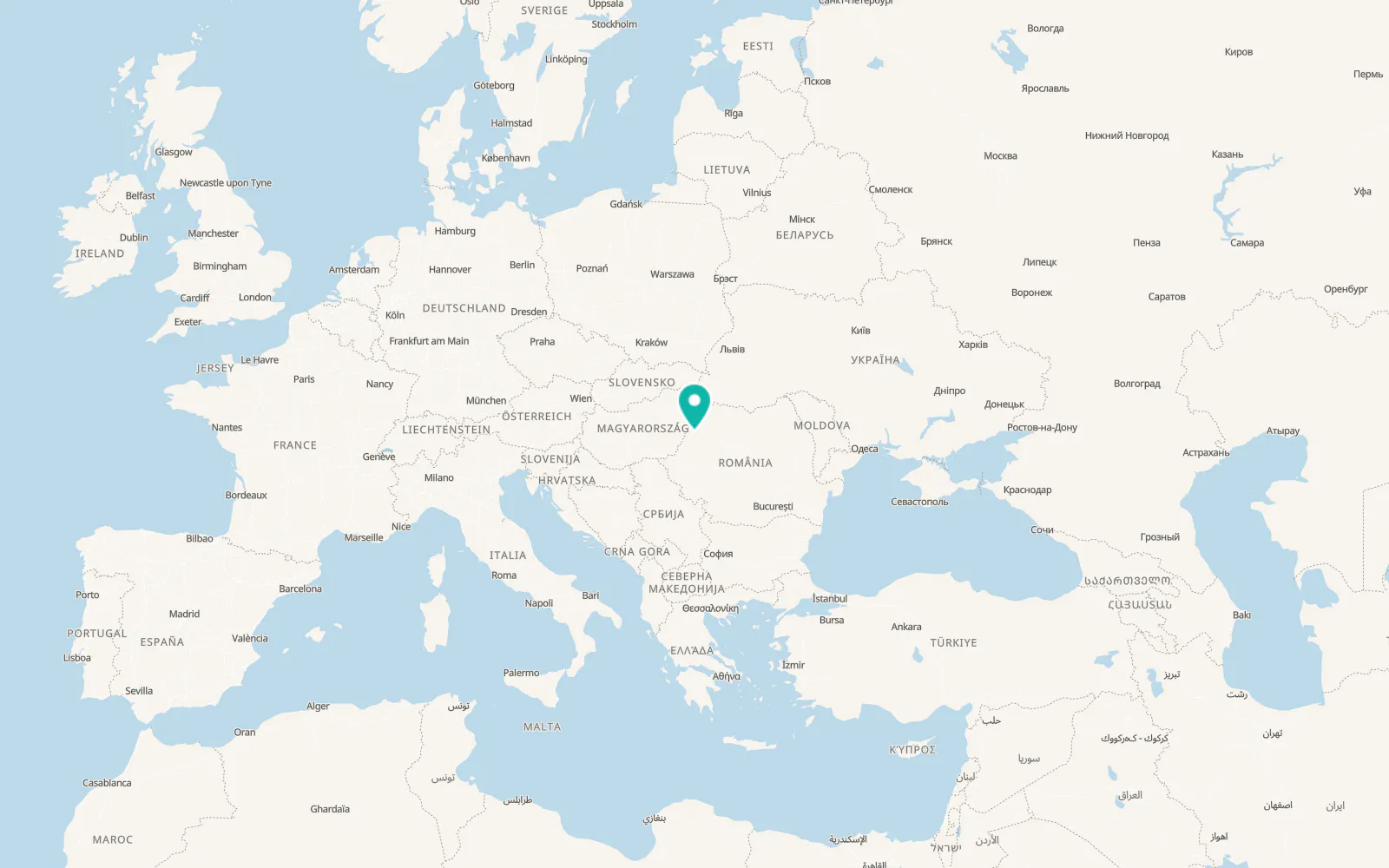 Map of Sărand