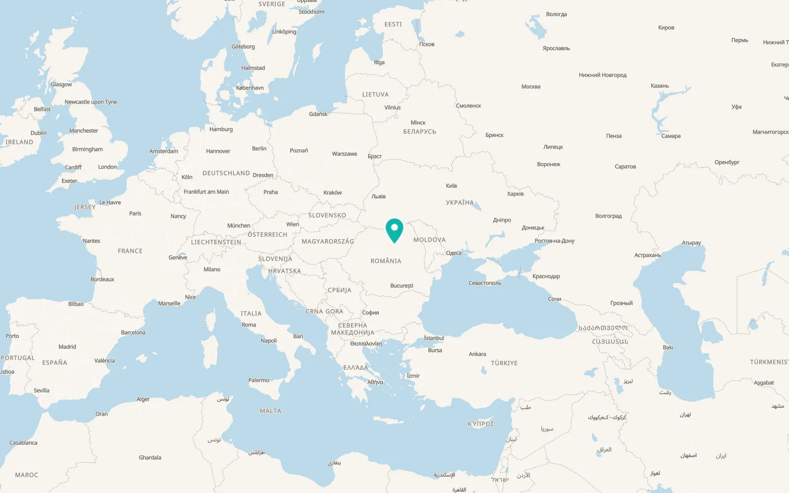 Map of Sărmaş