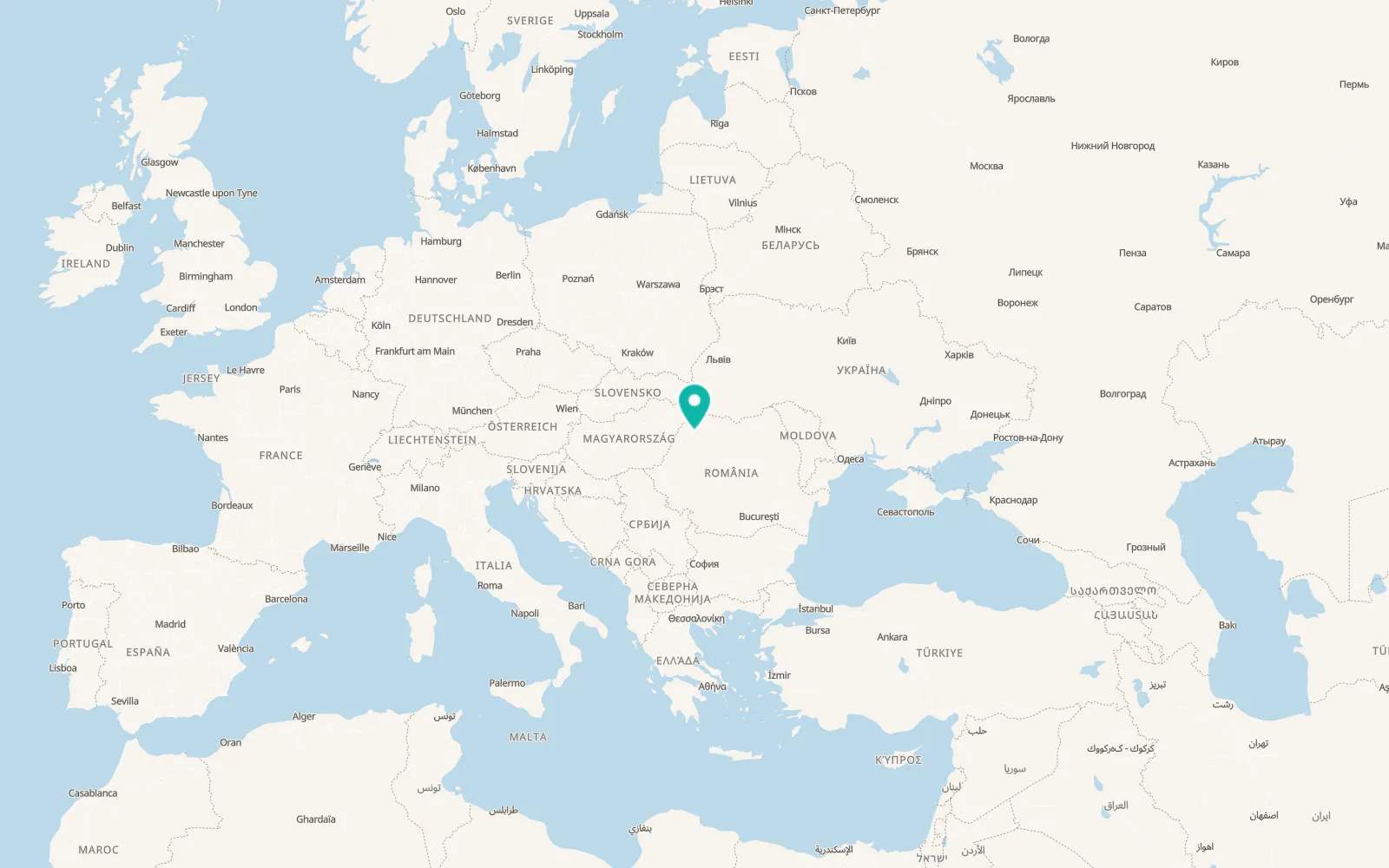 Map of Şărmăşag