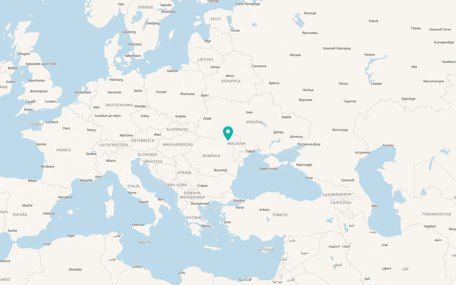 Map of Săveni