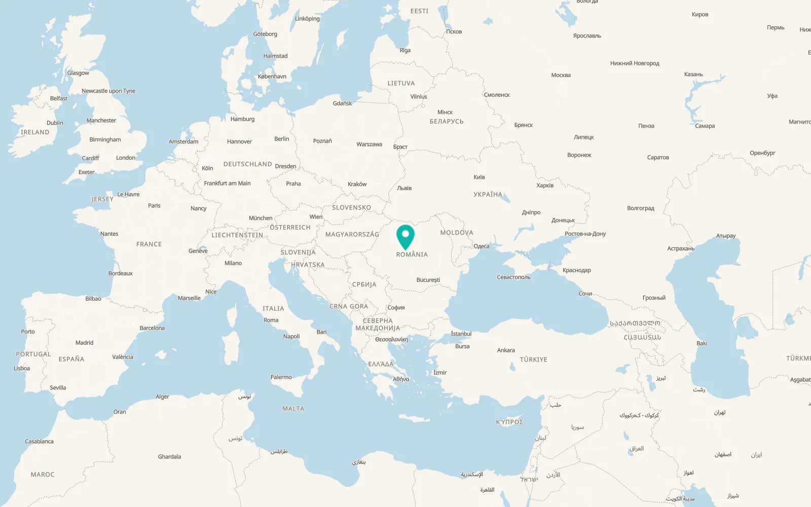 Map of Şeica Mică