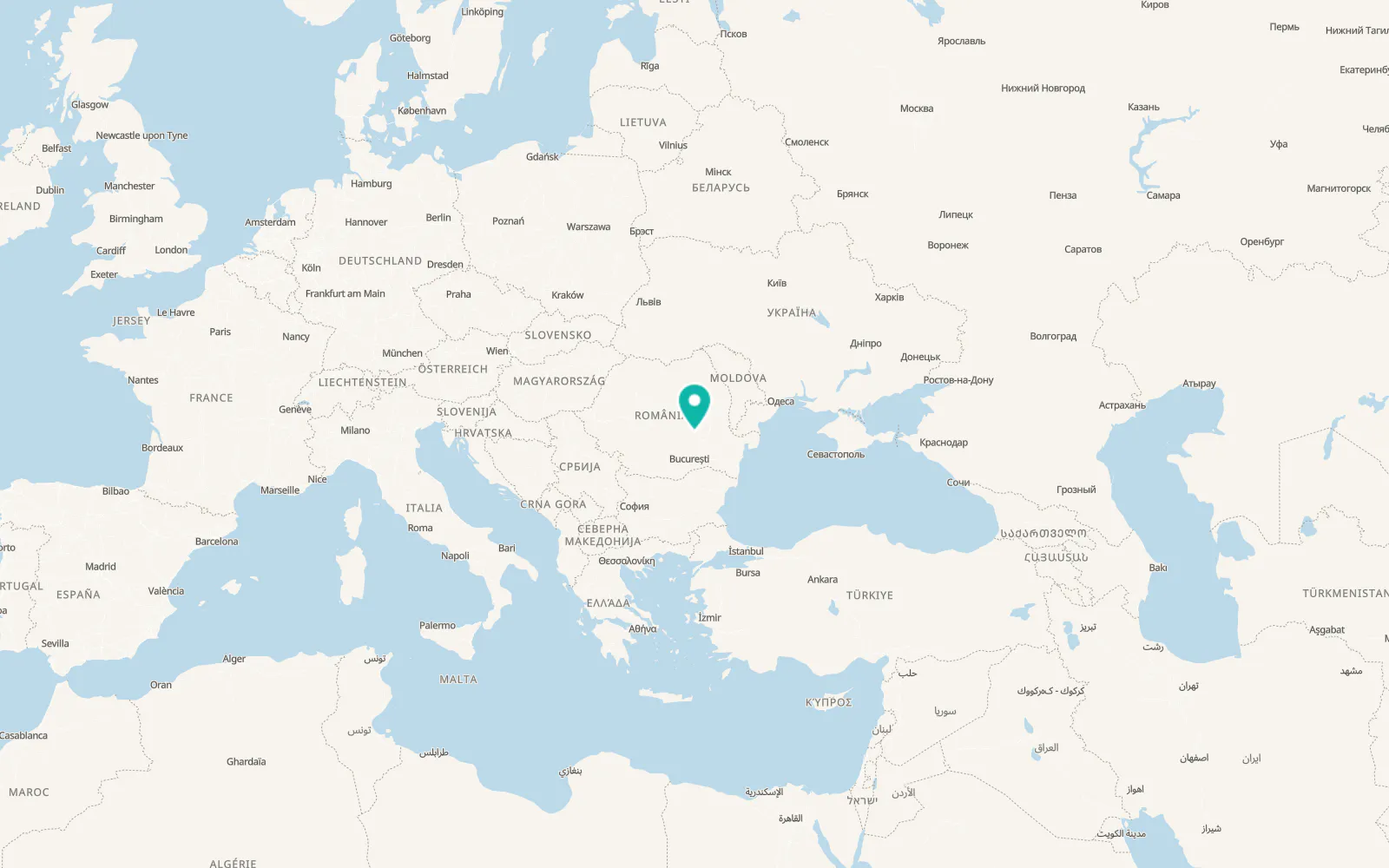 Map of Sibiciu de Sus