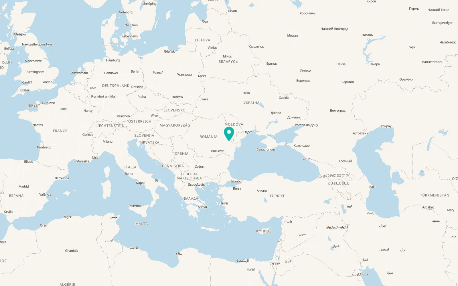 Map of Siliştea