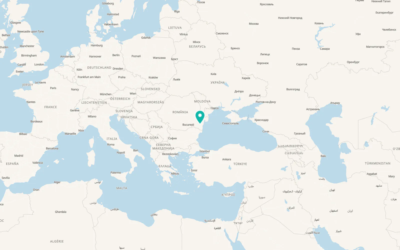 Map of Siliştea
