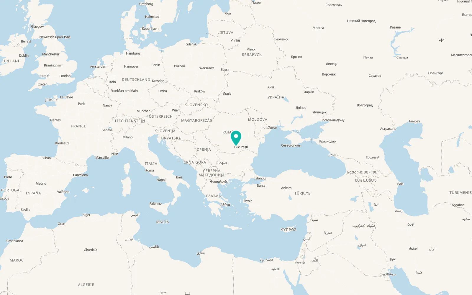 Map of Siliştea