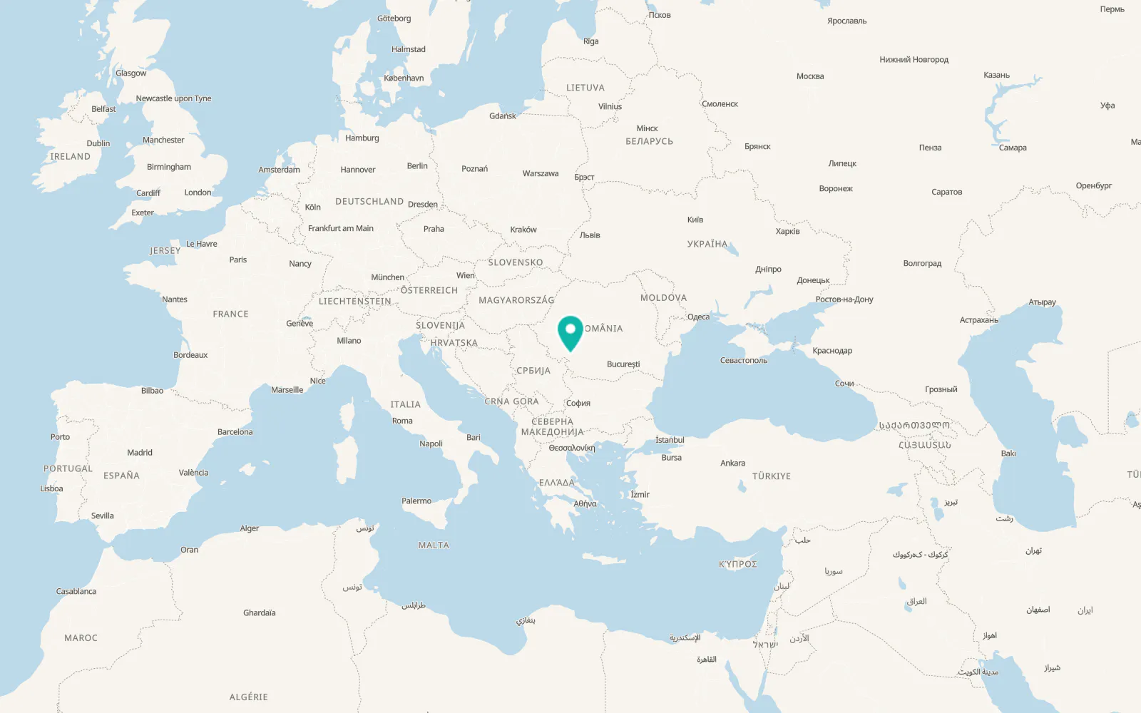 Map of Şişeşti
