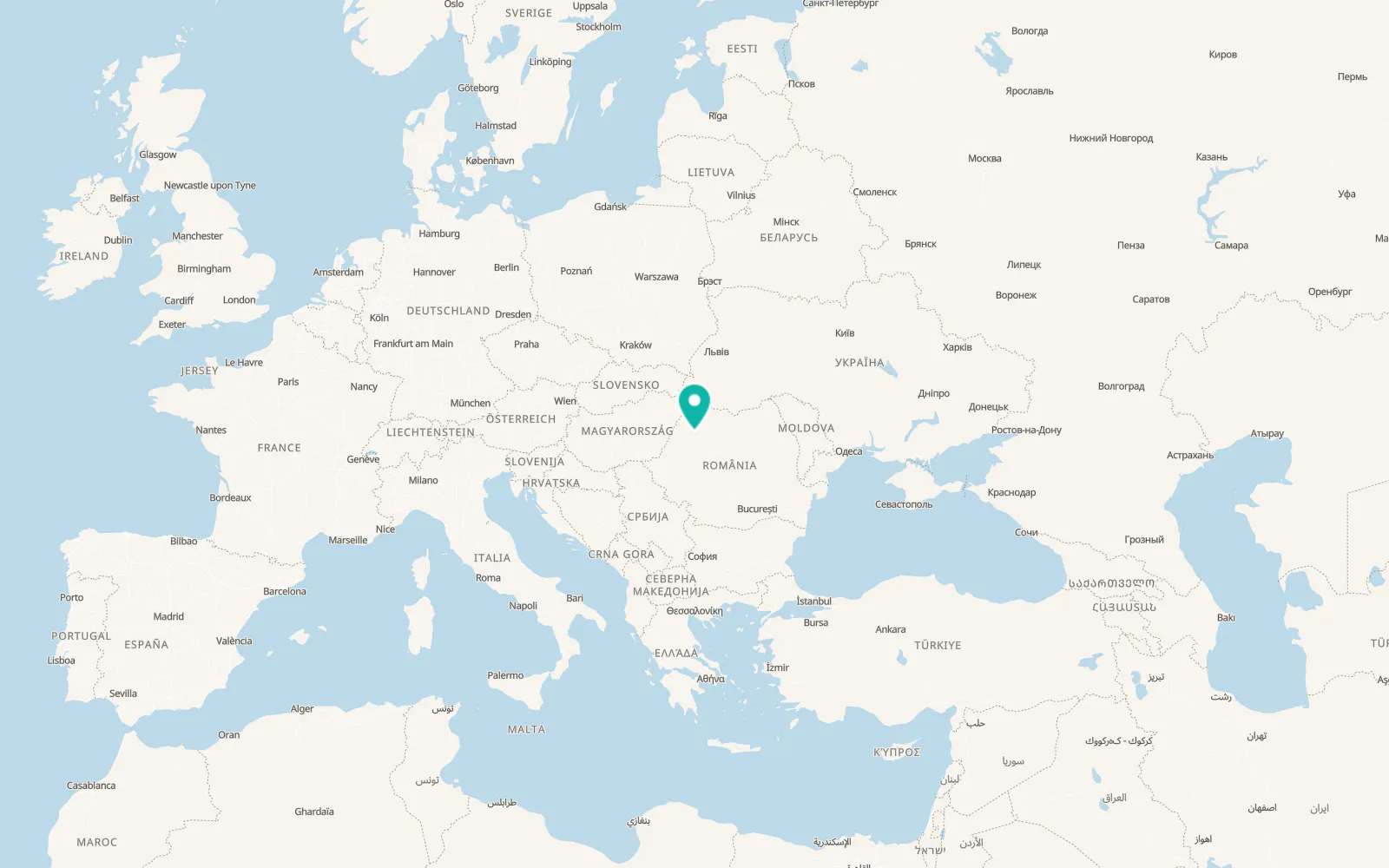 Map of Stârciu