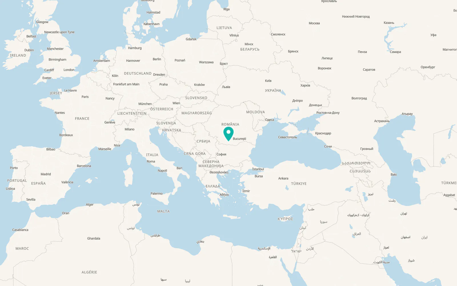 Map of Studina