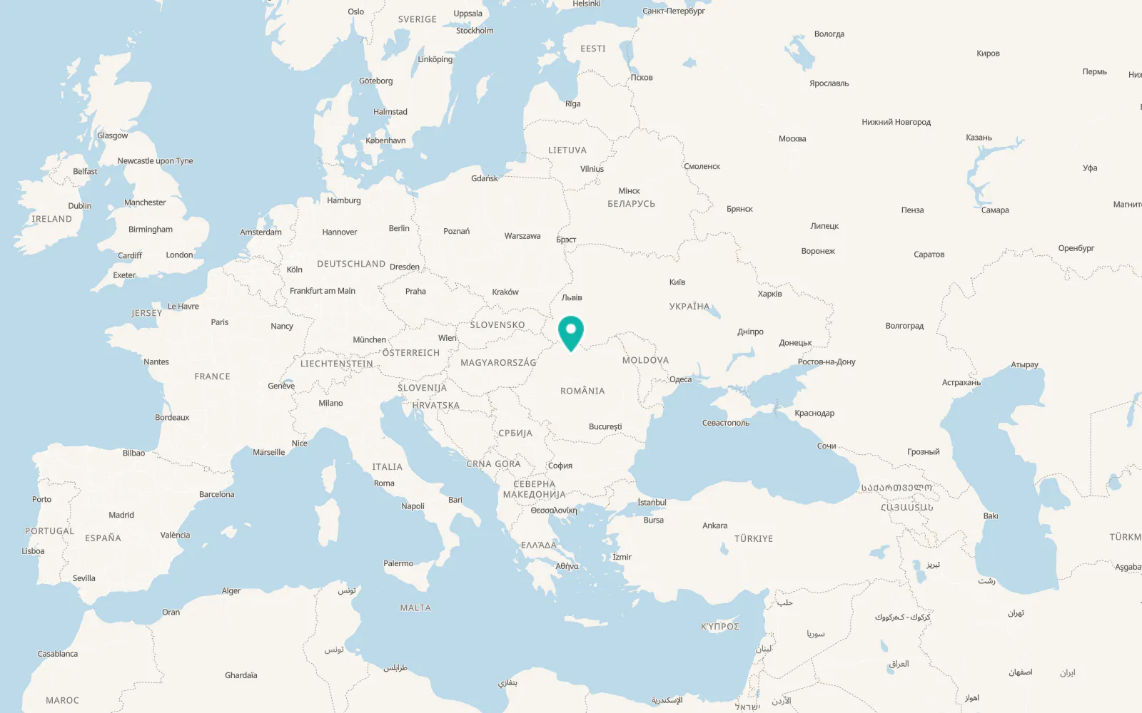Map of Suciu de Jos