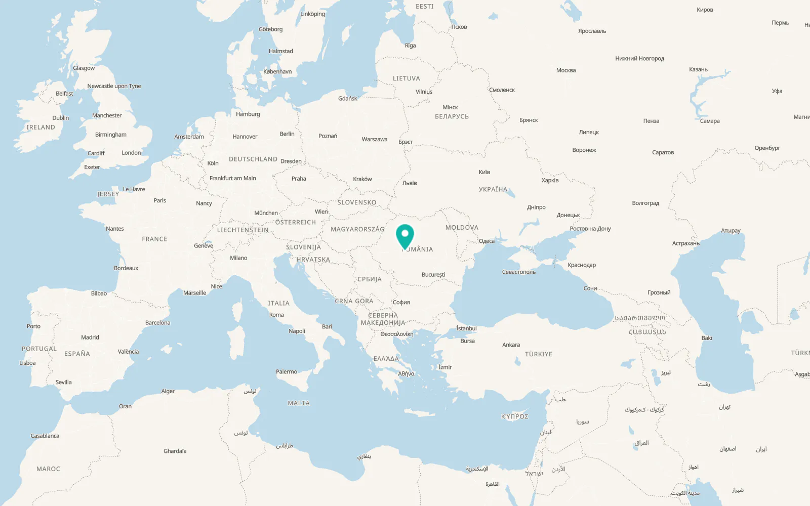 Map of Şugag
