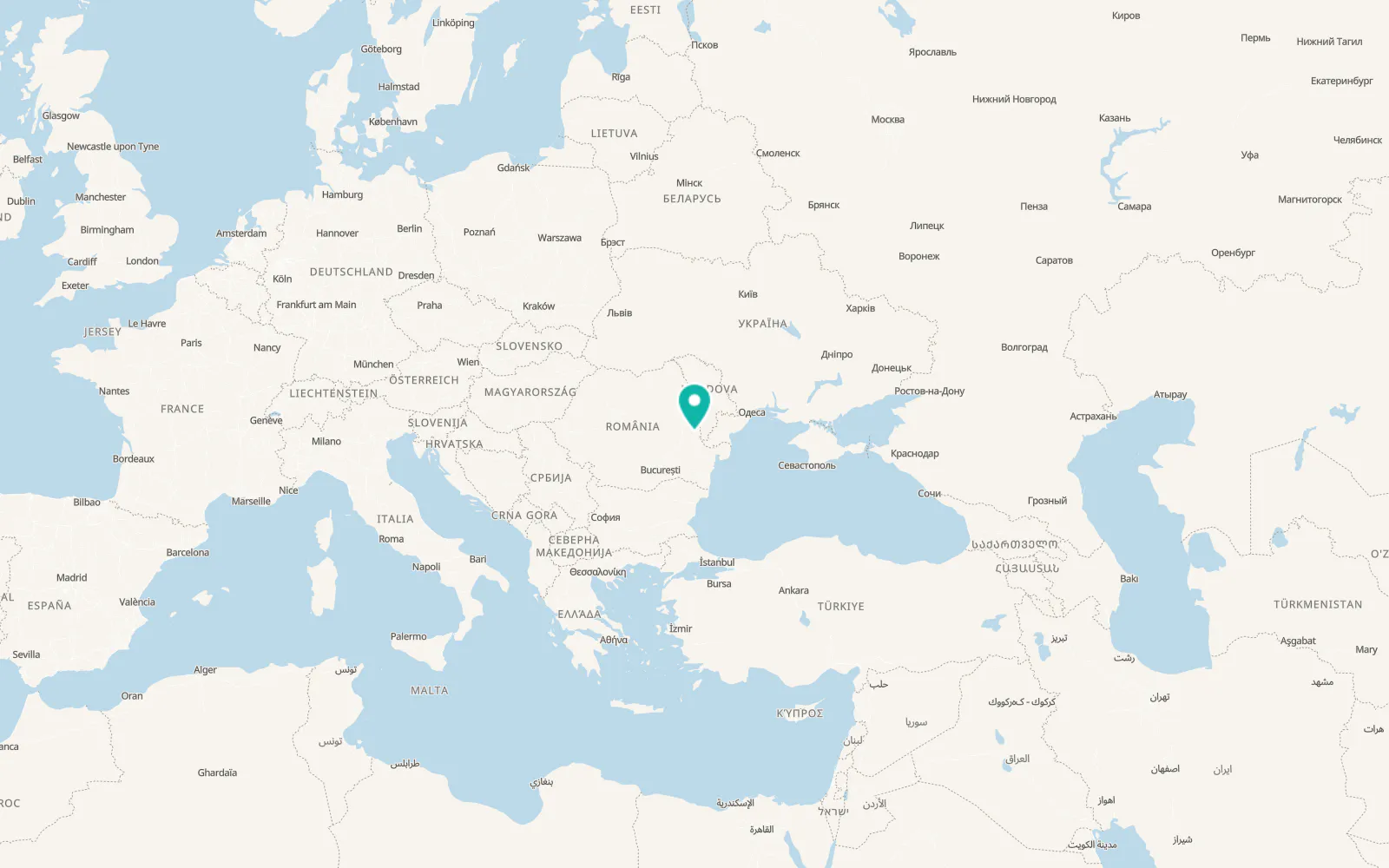 Map of Suhurlui