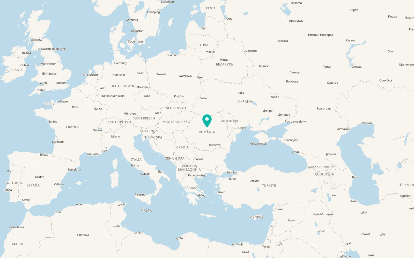 Map of Țigmandru