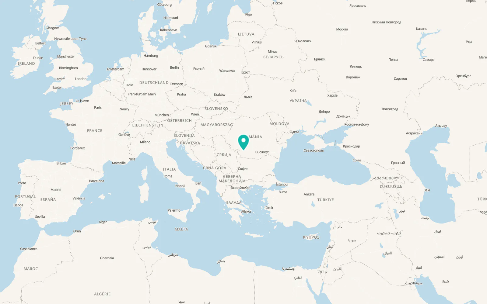 Map of Țiu