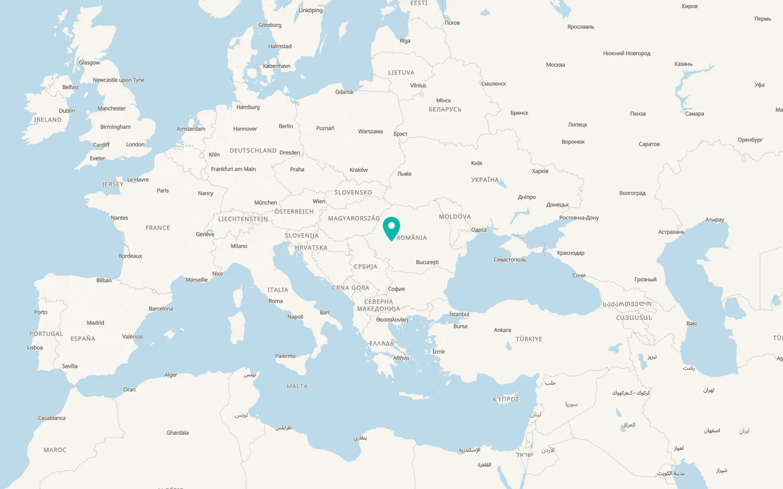 Map of Toteşti