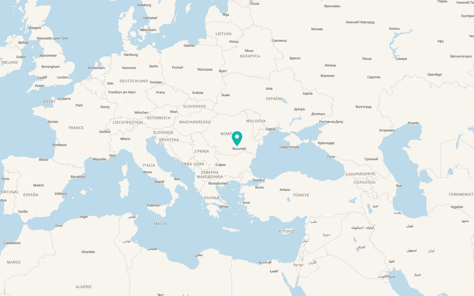 Map of Trestieni