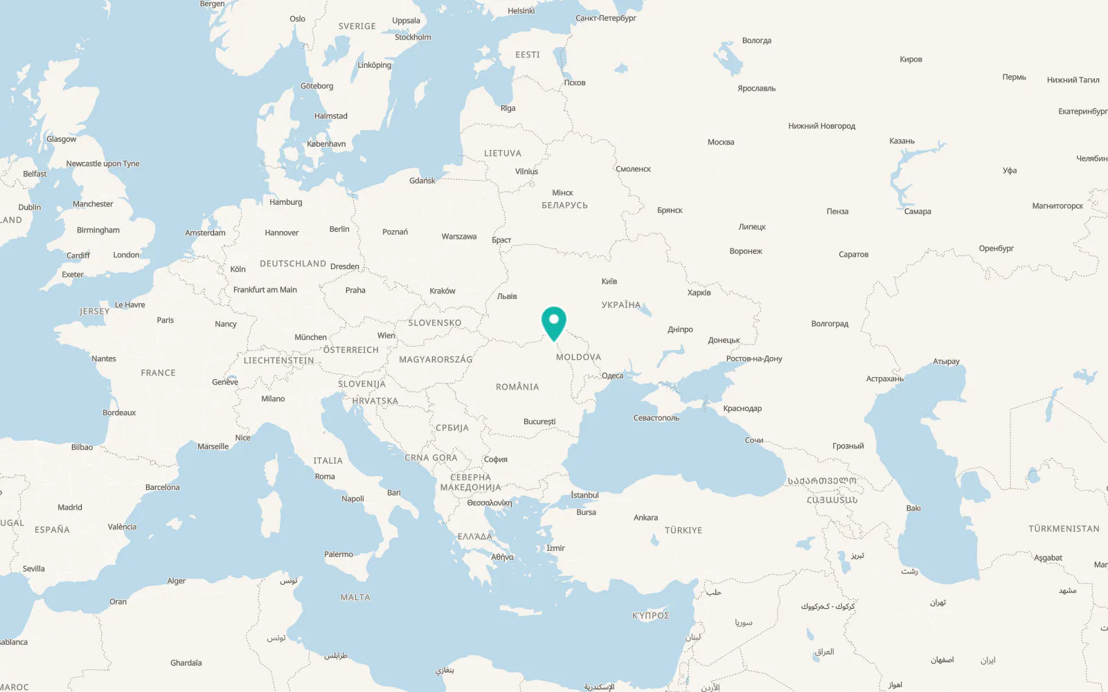 Map of Truşeşti