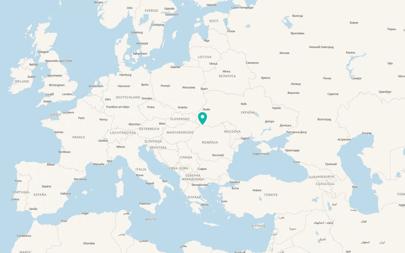 Map of Tur