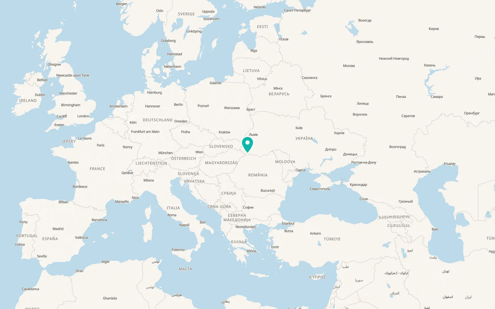 Map of Turţ
