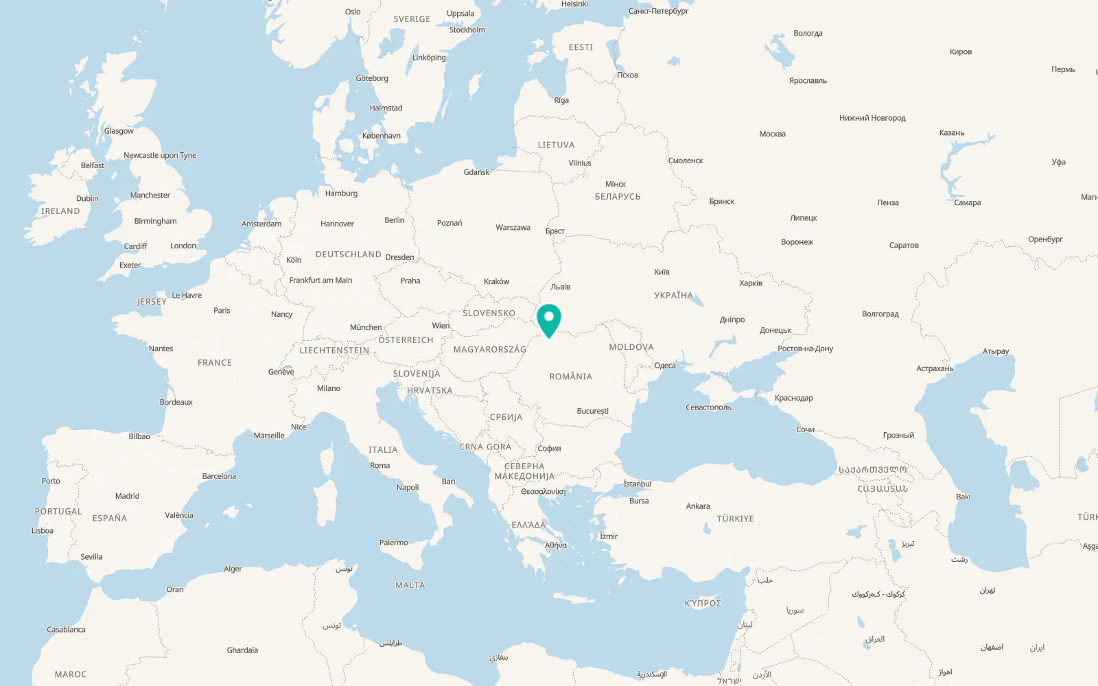 Map of Ulmeni