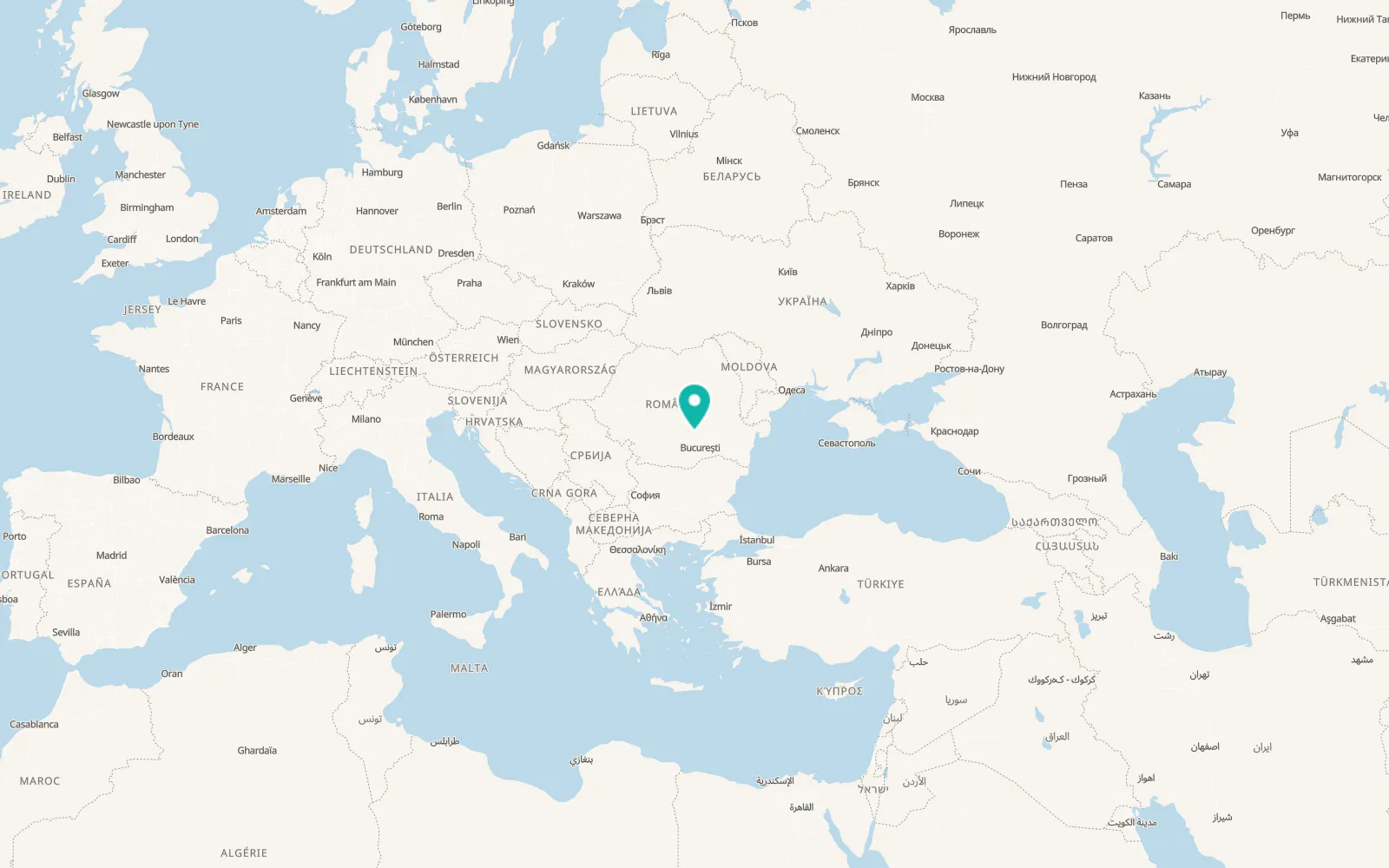 Map of Ungureni