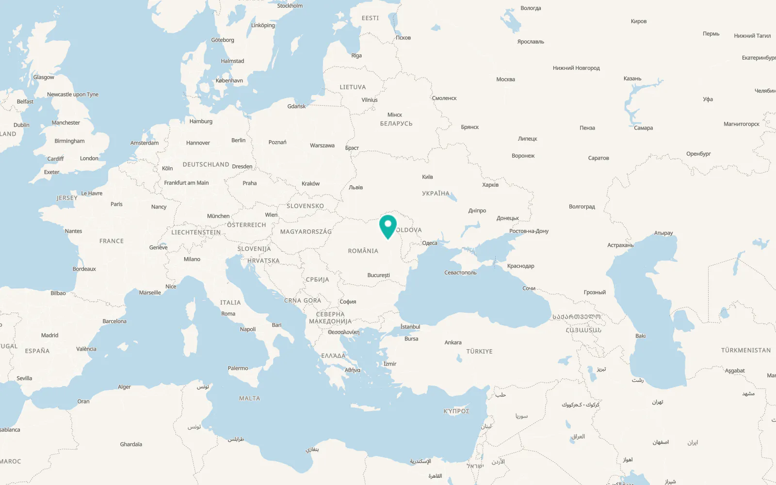 Map of Ungureni