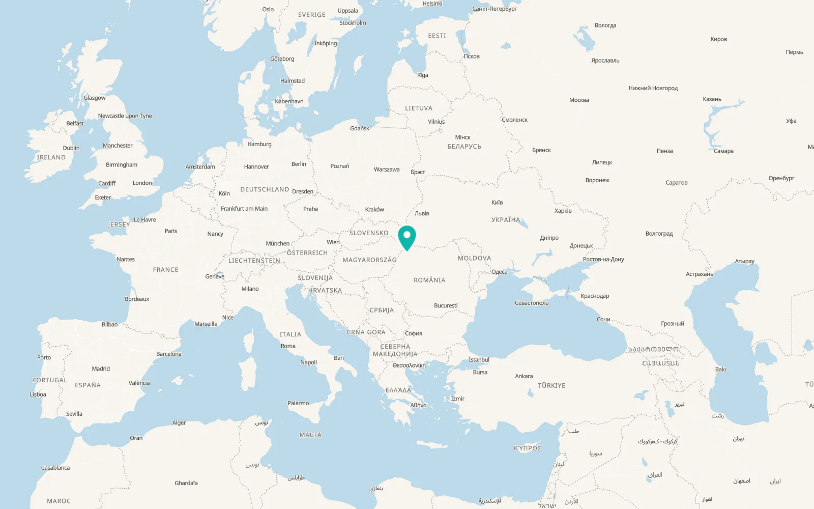 Map of Unimăt