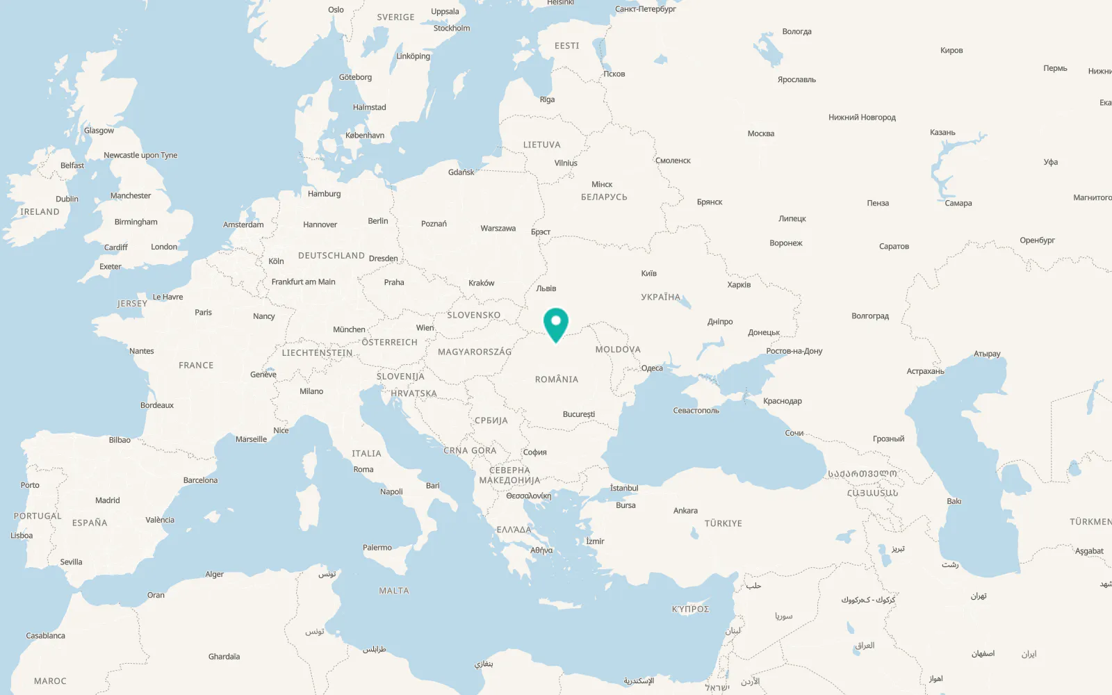 Map of Valea Borcutului