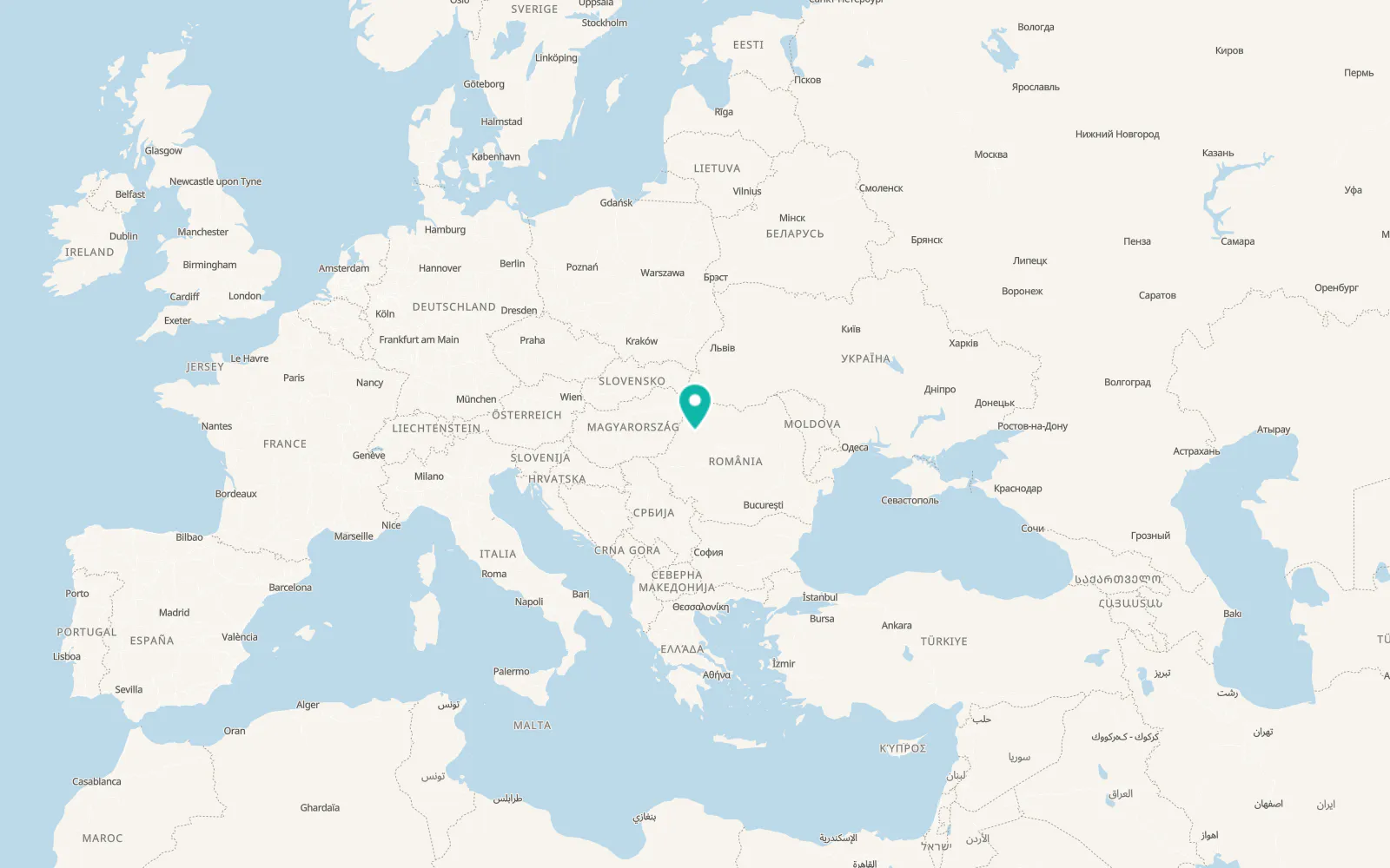 Map of Valea Crișului