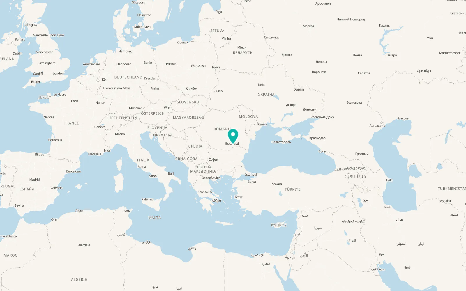 Map of Vărăşti