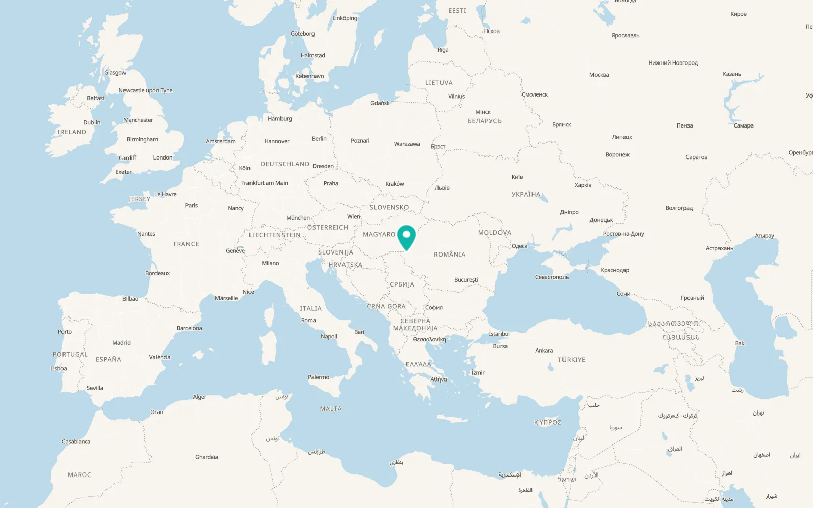 Map of Variaş