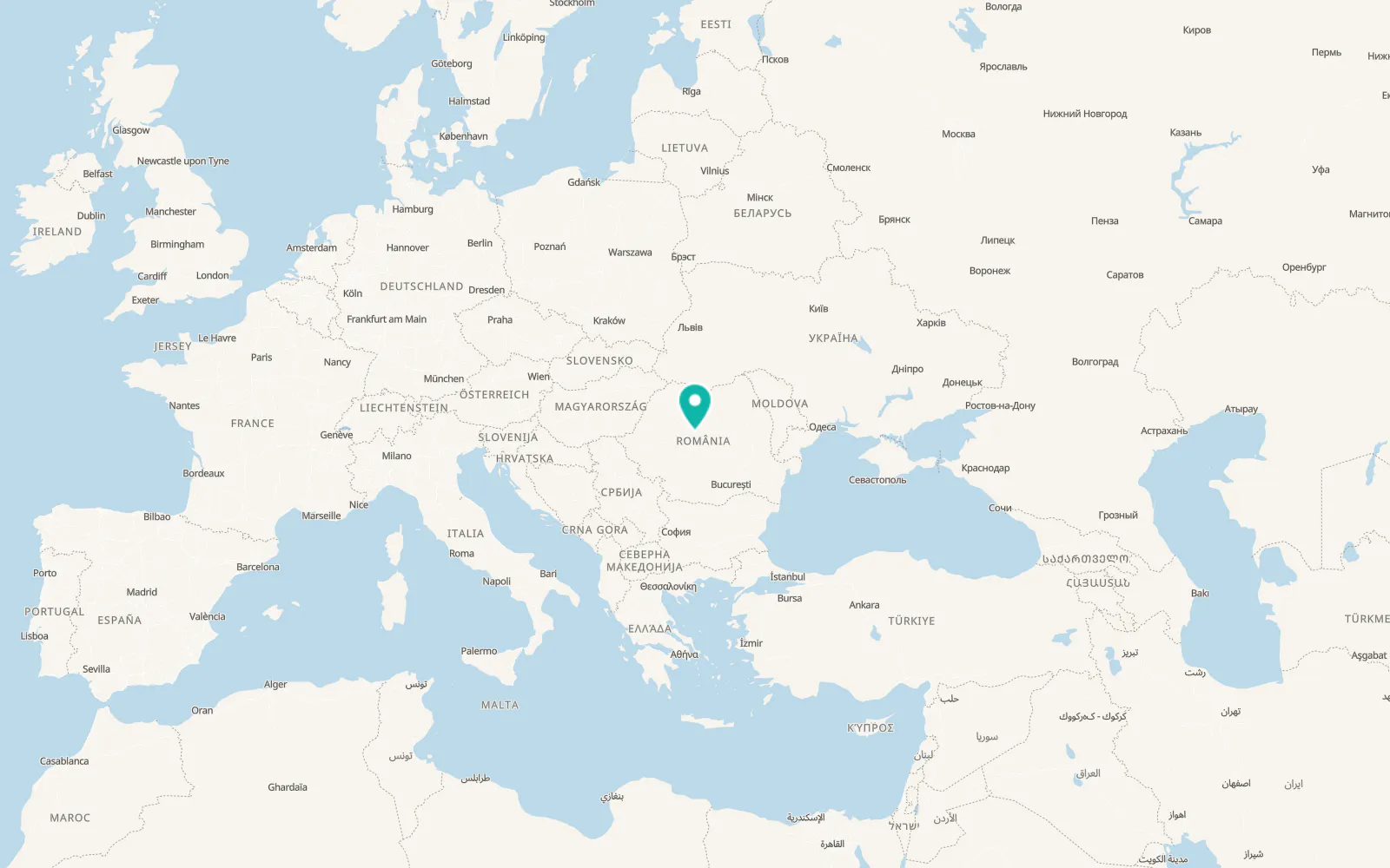 Map of Velț