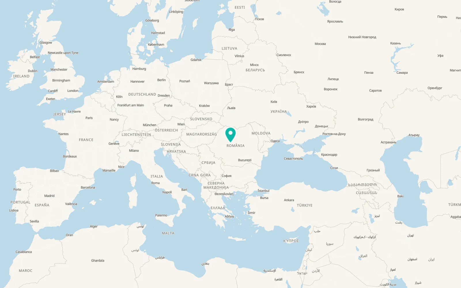 Map of Veza