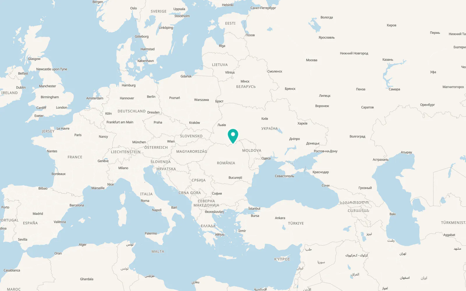 Map of Voievodeasa