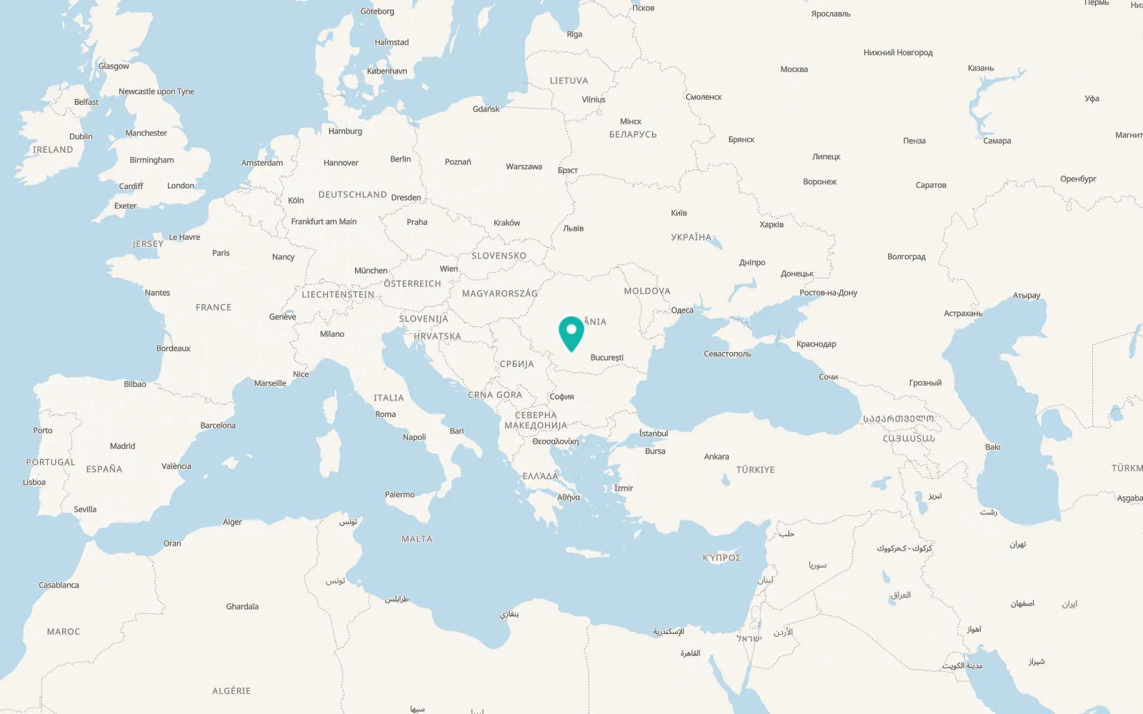 Map of Vulpeni