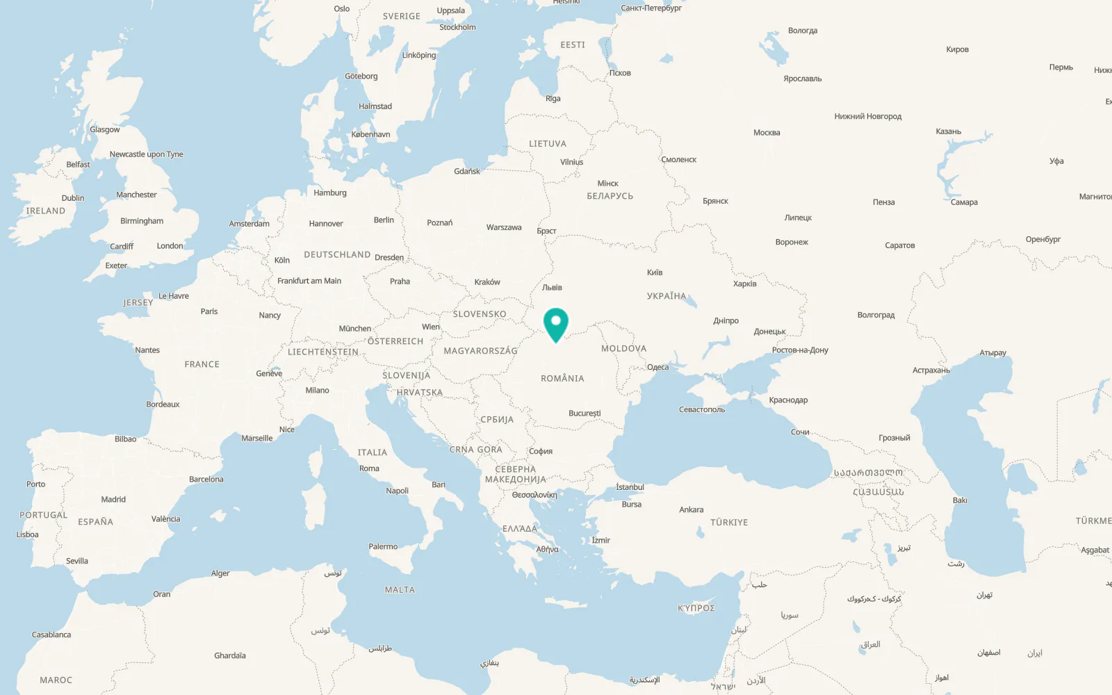 Map of Zagra