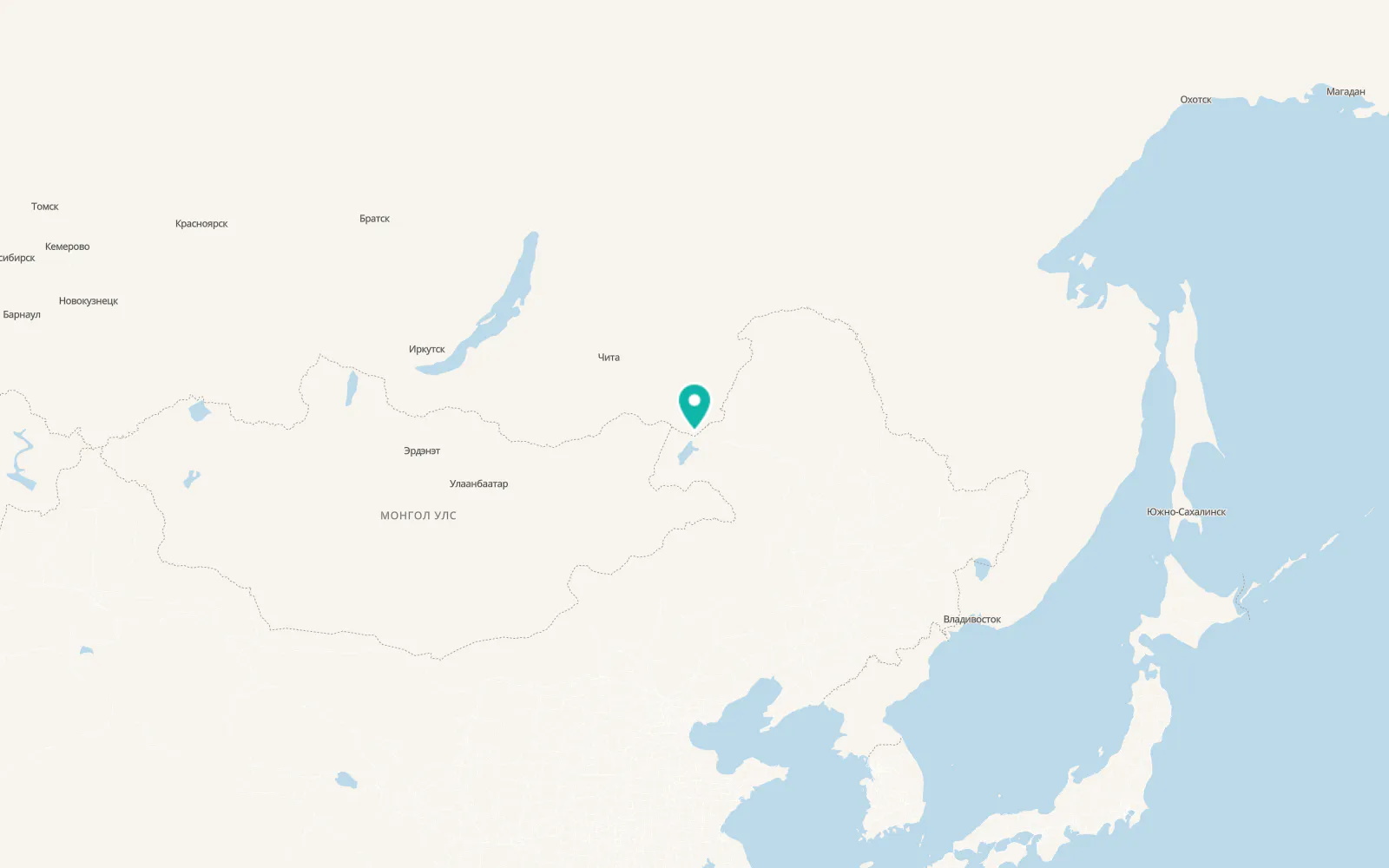 Map of Abagaytuy