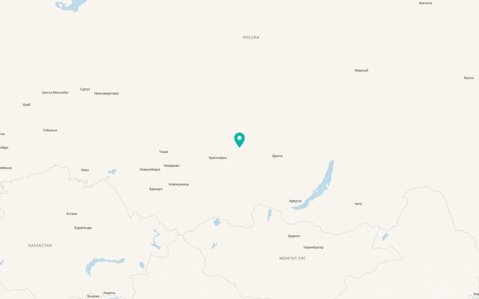 Map of Aban