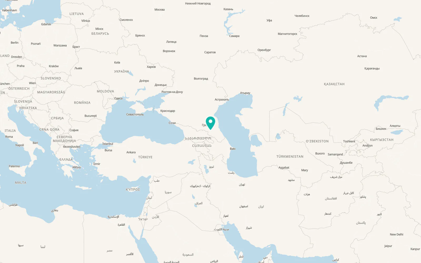Map of Agvali