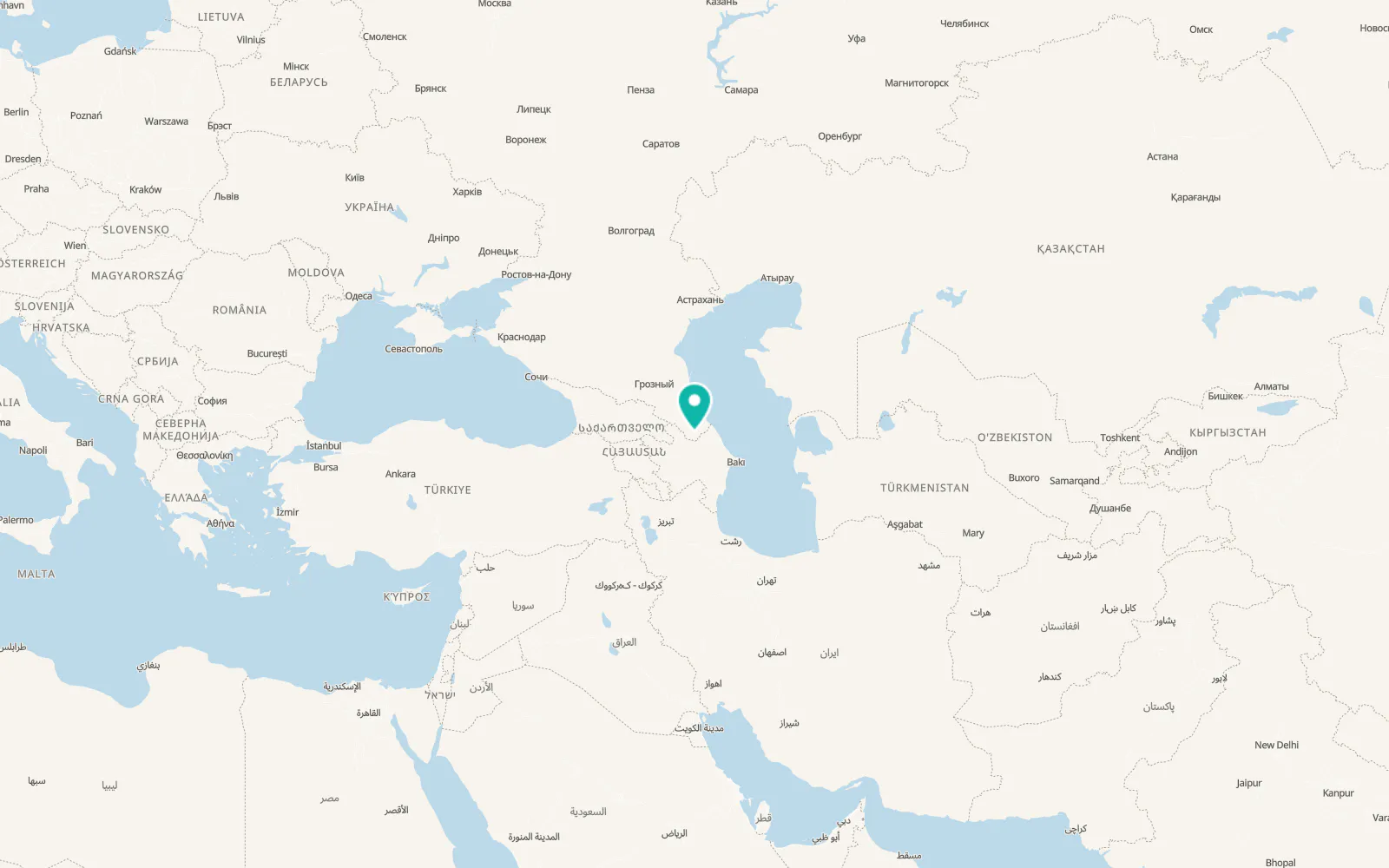 Map of Akhty