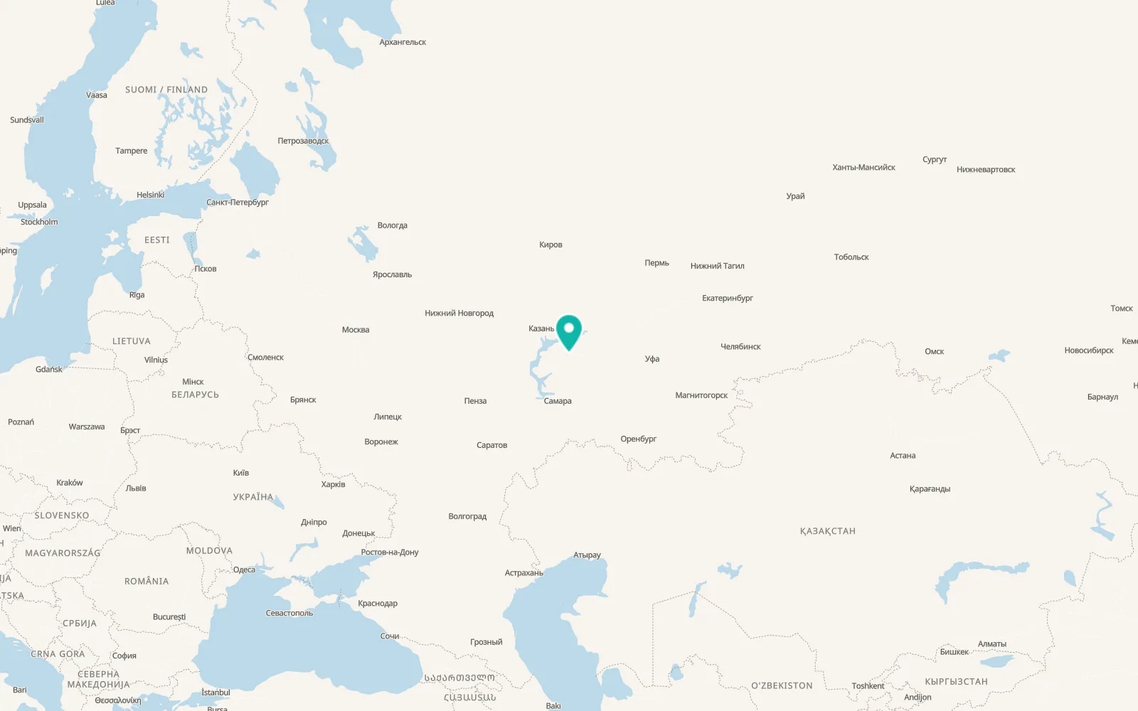 Map of Aksubayevo