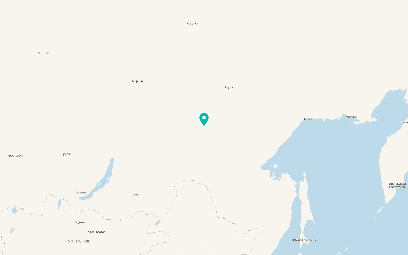 Map of Aldan