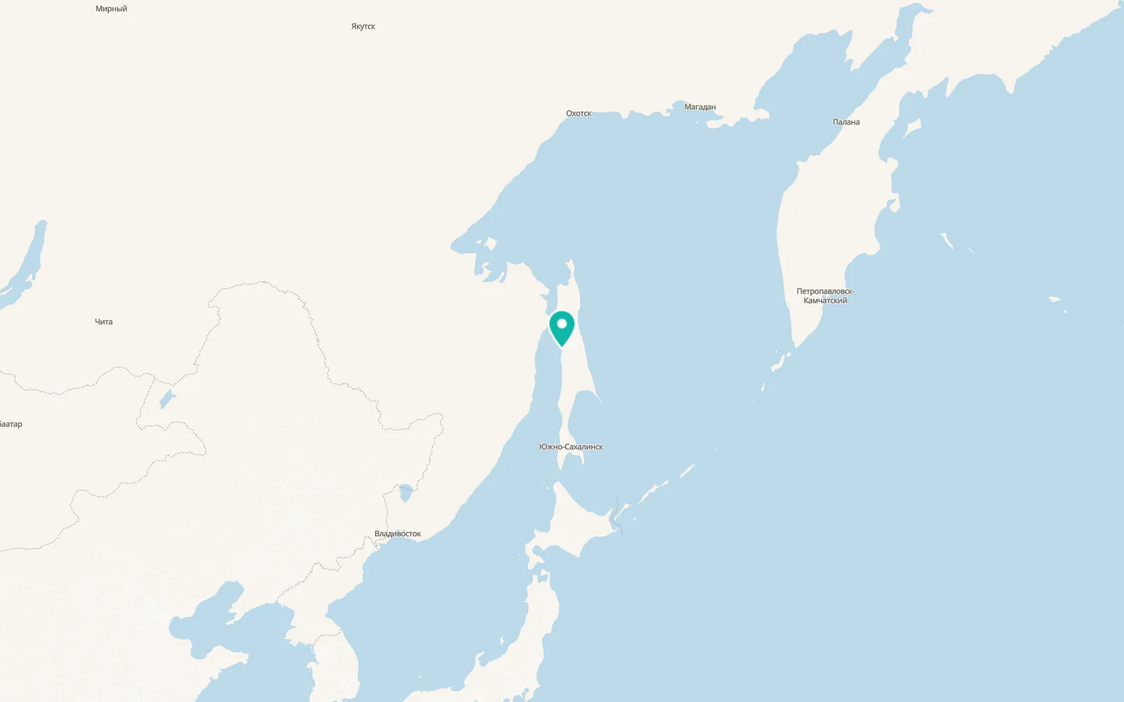 Map of Aleksandrovsk-Sakhalinskiy
