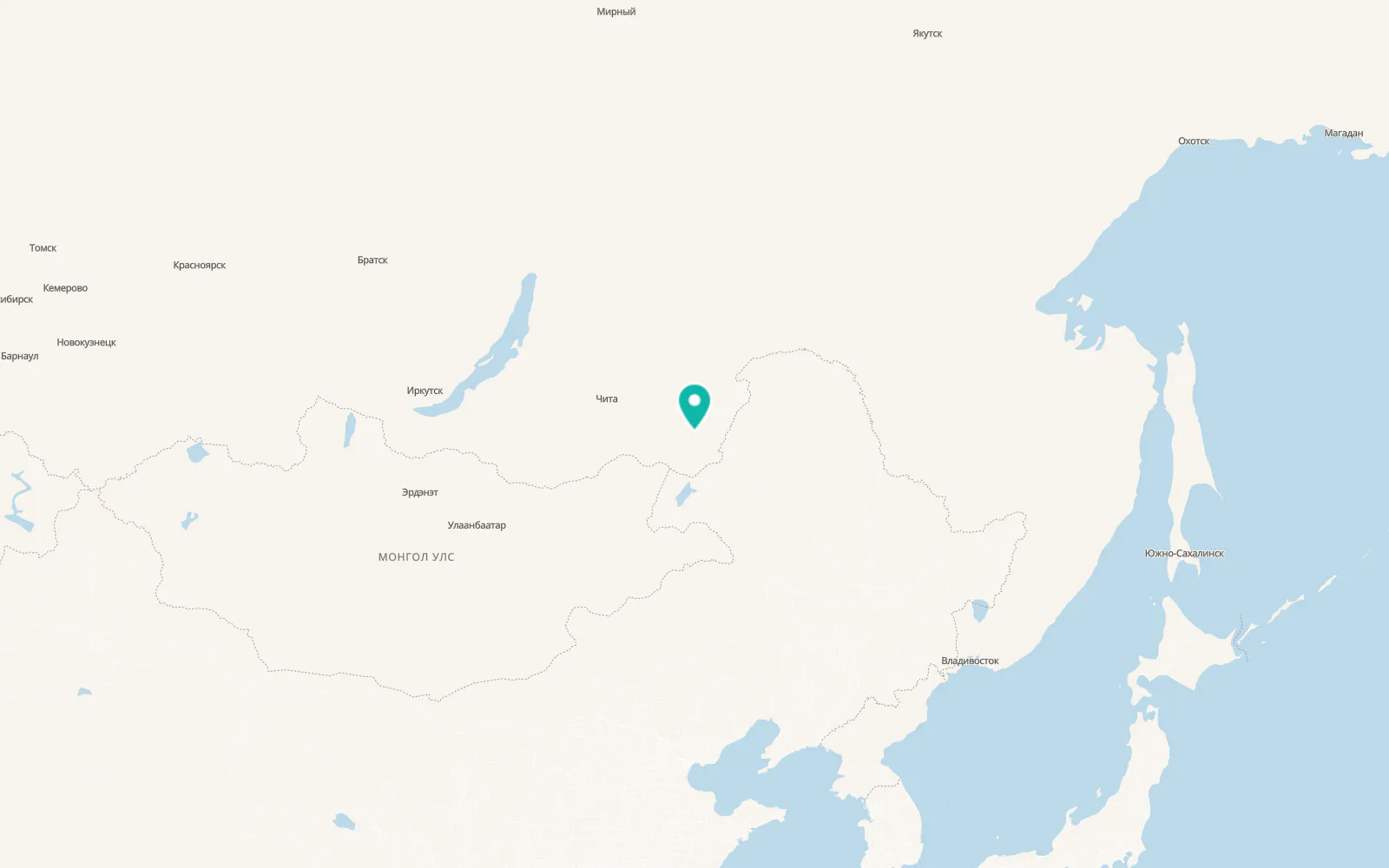 Map of Aleksandrovskiy Zavod