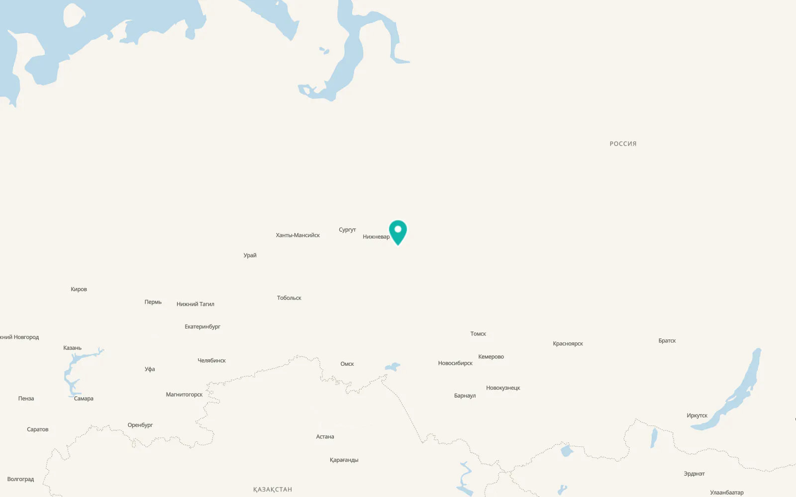Map of Aleksandrovskoye