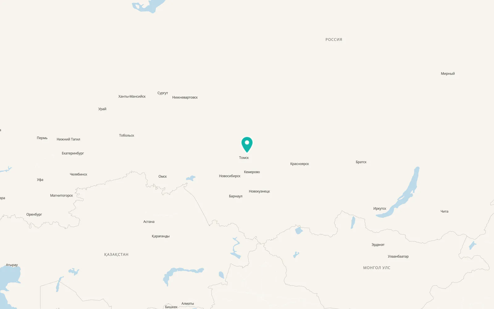 Map of Aleksandrovskoye