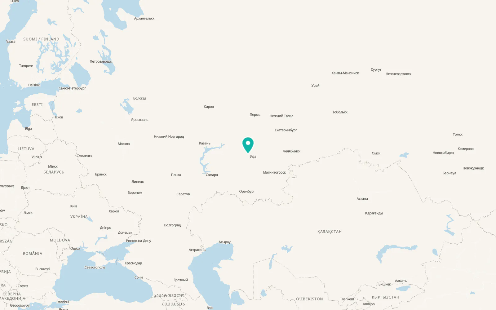 Map of Alekseyevka