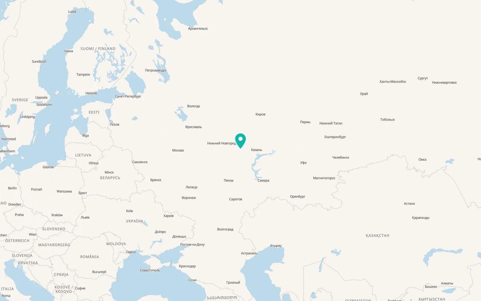 Map of Alikovo