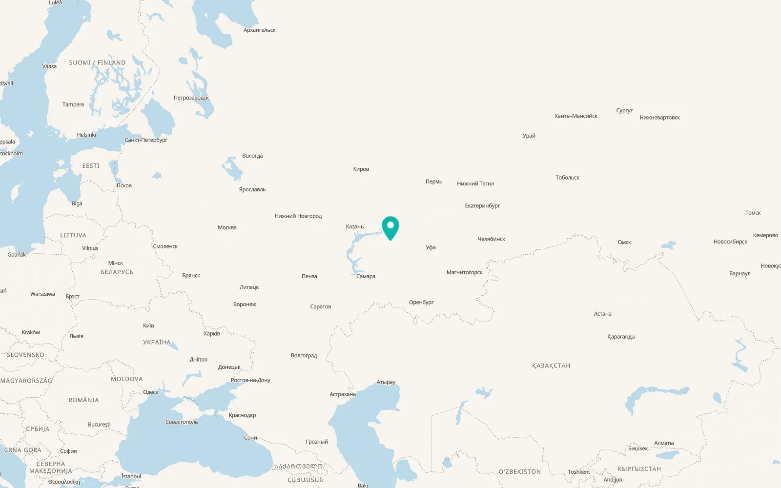 Map of Al’met’yevsk